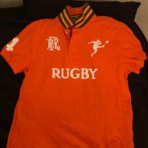 Ralph Lauren “Rugby” Collection Orange Polo